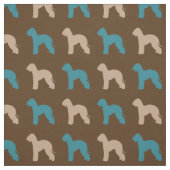 Bedlington Terrier Stof (Swatch)