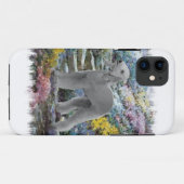 Bedlington Terrier Summer Garden Art Case-Mate iPhone Case (Achterkant (horizontaal))