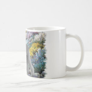 Bedlington Terrier Summer Garden Art Koffiemok