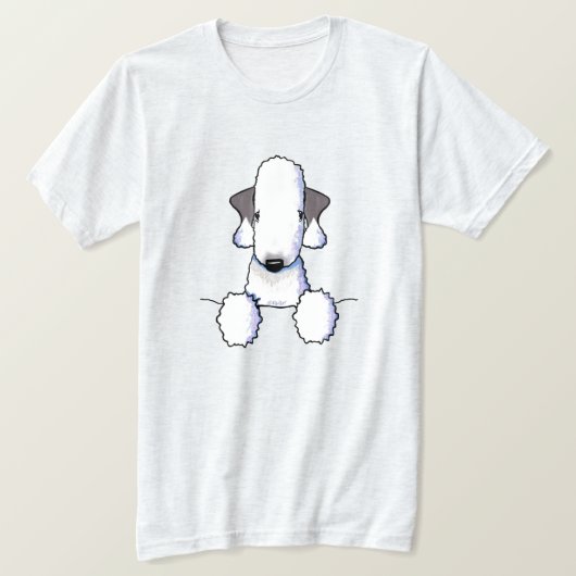Bedlington Terrier T-shirt (Design voorkant)