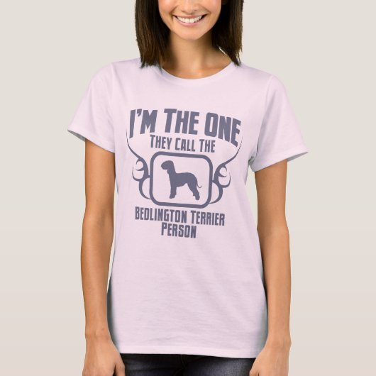 Bedlington Terrier T-shirt (Voorkant)