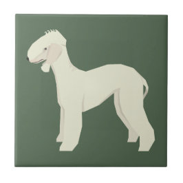 Bedlington Terrier Tegeltje