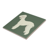 Bedlington Terrier Tegeltje (Zijkant)