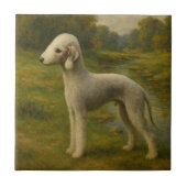 Bedlington Terrier Tegeltje (Voorkant)
