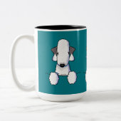 Bedlington Terrier Tweekleurige Koffiemok (Links)