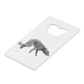 Bedlington Whippet Lurcher Dog Creditkaart Flessenopener (Achterkant Gekanteld)