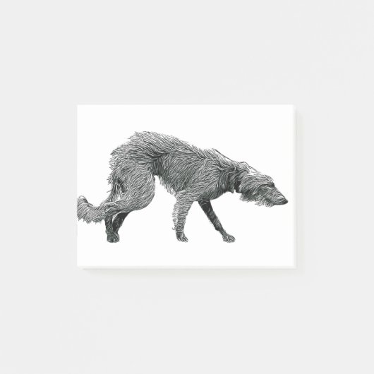 Bedlington Whippet Lurcher Dog Post-it® Notes (Voorkant)