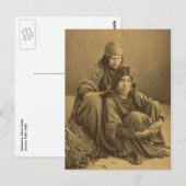 Bedoeïenen, Westelijke Jordaanoever, Vintage van J Briefkaart (Voorkant / Achterkant)