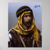 Bedoeïenenopperhoofd uit Ottomaans Syrië Poster (Voorkant)
