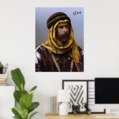 Bedoeïenenopperhoofd uit Ottomaans Syrië Poster (Thuiskantoor)