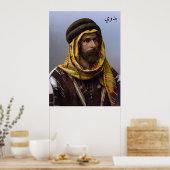 Bedoeïenenopperhoofd uit Ottomaans Syrië Poster (Keuken)