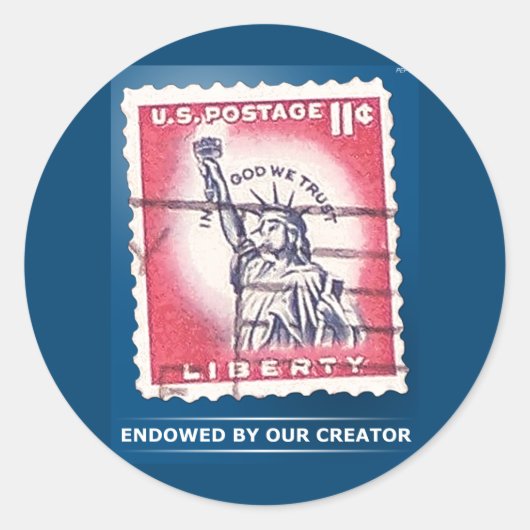 Bedoeld door onze Schepper Ronde Sticker (Voorkant)