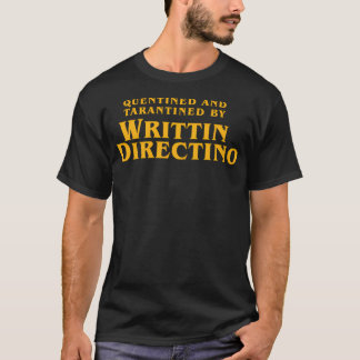 Bedoeld en schriftelijk vastgelegd t-shirt