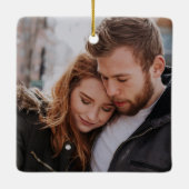 Bedoeld kerstfeestdag kerstfeestdag - Blauwgroen Keramisch Ornament (Achterkant)