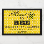 Bedoeld om aangepaste bruiloft gast favoriete labe voedselcontainer etiket (Enkel label)