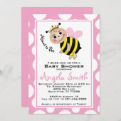 Bedoeld om Baby shower uitnodiging te zijn (Voorkant / Achterkant)