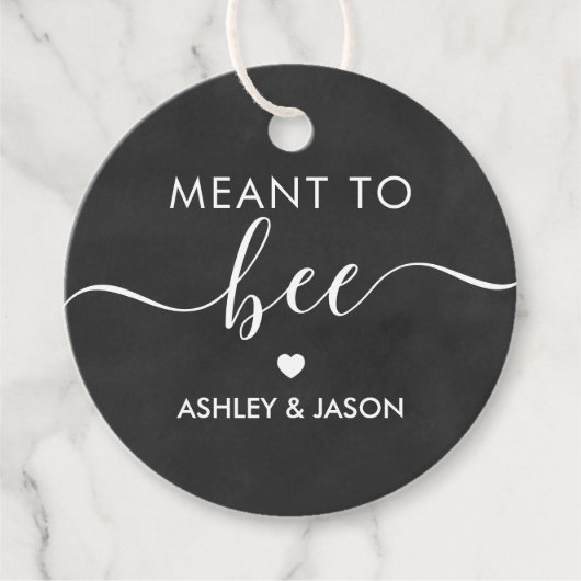 Bedoeld om Bee Honey Gift Label, bruiloft krijtbor Bedankjes Labels (Voorkant)