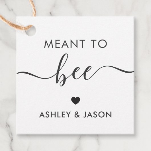 Bedoeld om Bee Honey Gift Label, Bruiloft Label, K Bedankjes Labels (Voorkant)