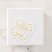 Bedoeld om Bee Quote Foto Bruiloft Dank u Bedankjes Labels (Met doos)