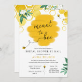Bedoeld om Bee Vrijgezellenfeest per Mail Kaart (Voorkant / Achterkant)