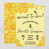 Bedoeld om bij te zijn! Honingbij, Honing, Vrijgez Kaart (Voorkant / Achterkant)