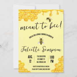 Bedoeld om bij te zijn! Honingbij, Honing, Vrijgez Kaart