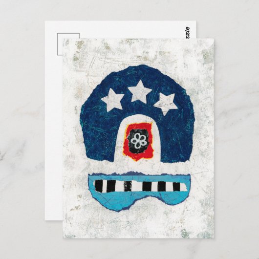 Bedoeld om Briefkaart te zijn - Abstracte kunst (Voorkant / Achterkant)