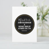 bedoeld om bruiloft template aankondiging (Staand voorkant)