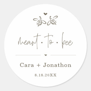 Bedoeld om honing pot gunst / zaad pakket Sticker