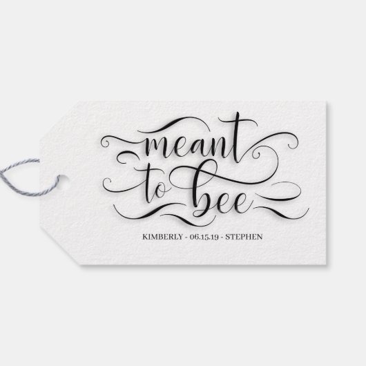 Bedoeld om honing te zijn cadeaulabel (Achterkant Horizontaal)