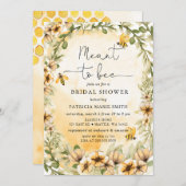 Bedoeld om honingbij bloemig Vrijgezellenfeest Kaart (Voorkant / Achterkant)