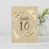 Bedoeld om leuk te zijn Betaalbaar Trouwtafel numm Kaart (Staand voorkant)