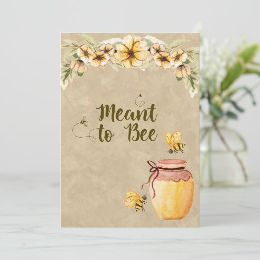 Bedoeld om leuk te zijn Betaalbare bruiloft uitnod Kaart (Staand voorkant)