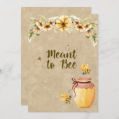 Bedoeld om leuk te zijn Betaalbare bruiloft uitnod Kaart (Voorkant / Achterkant)