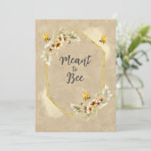 Bedoeld om leuk te zijn Betaalbare bruiloft uitnod Kaart (Staand voorkant)