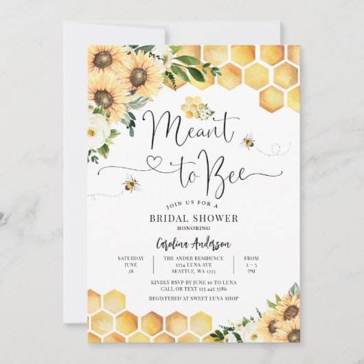 Bedoeld om rustieke bruids paar douche te zijn kaart (Voorkant)