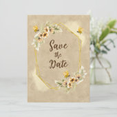 Bedoeld om schattig betaalbaar bruiloft te zijn Sa Kaart (Staand voorkant)