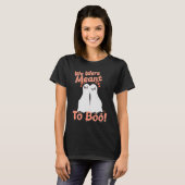 Bedoeld om Schattigee Halloween Ghosts-Cartoons te T-shirt (Voorkant volledig)