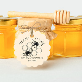 Bedoeld om te trouwen Dank u Bedankjes Labels