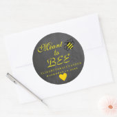 Bedoeld om te zijn bruiloft gast gunst krijtbord l ronde sticker (Envelop)