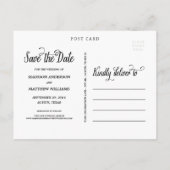 Bedoeld om te zijn | Het Briefkaart Datum opslaan (Achterkant)