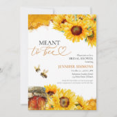 Bedoeld om te zijn | Waterverf Zonnebloem Vrijgeze Kaart (Voorkant)