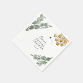 Bedoeld voor Bee Honeycomb Eucalyptus Vrijgezellen Servet (Hoek)