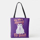 Bedoeld voor Boo Cartoon Halloween Ghostsin Love Tote Bag (Achterkant)