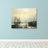 Bedoeld voor reparaties, Duncan's Point, Glouceste Canvas Afdruk (Insitu (Houten vloer))