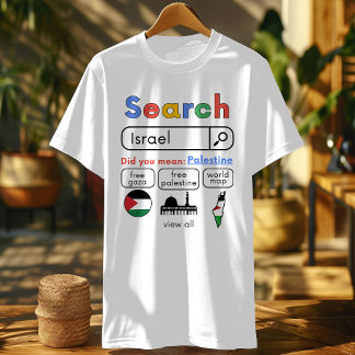 Bedoelde u Palestina - pro Palestine mars T-shirt