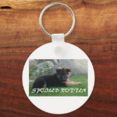 bedorven duitse herder sleutelhanger (Voorkant)