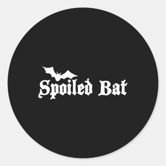 bedorven kont ronde sticker (Voorkant)