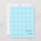 Bedotted Duck in Blue Kaart (Achterkant)