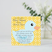 Bedotted Duck in Blue Kaart (Staand voorkant)